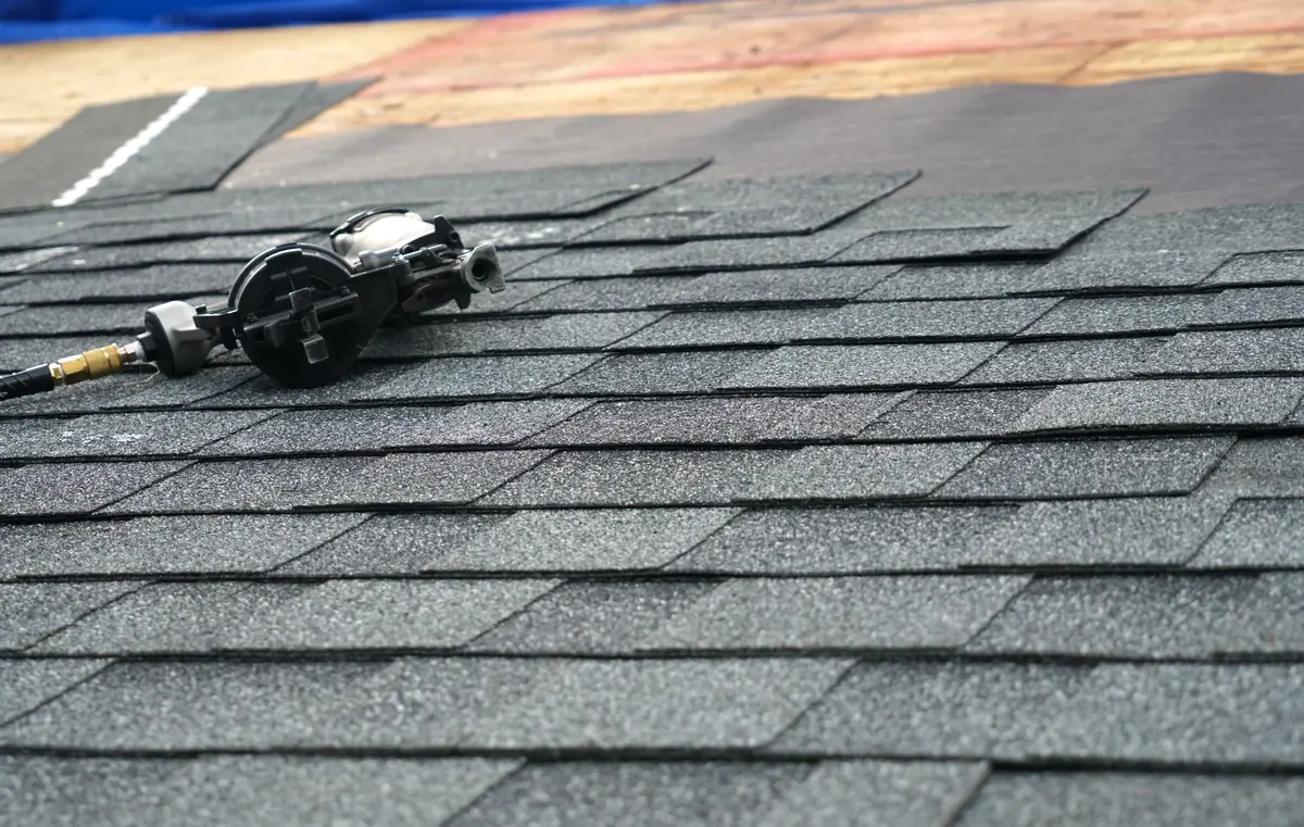 3 tab shingles and nail gun