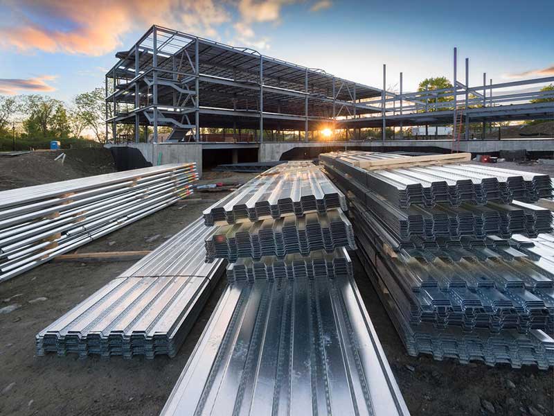 Construction Roofing Stacks