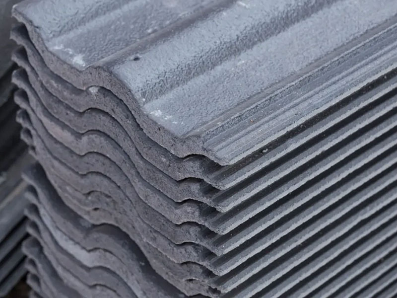 Stack of concrete tiles