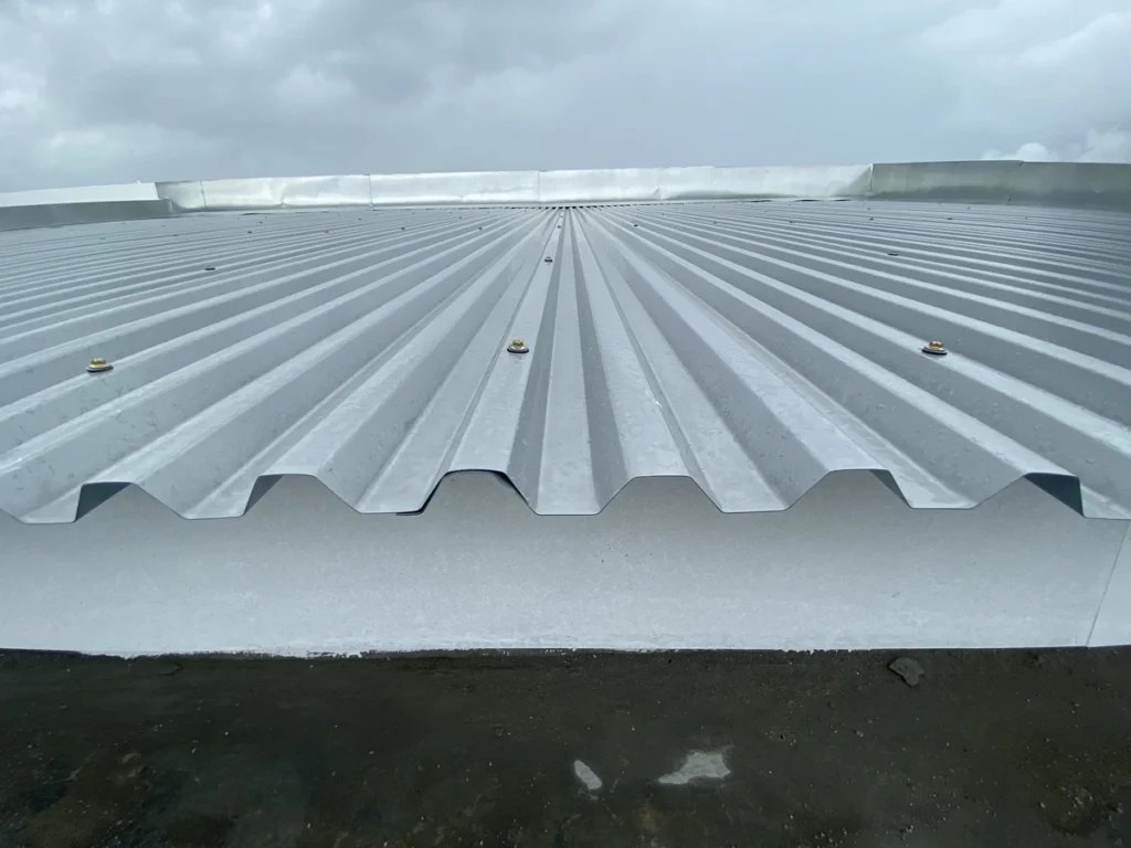 corrugated metal roof