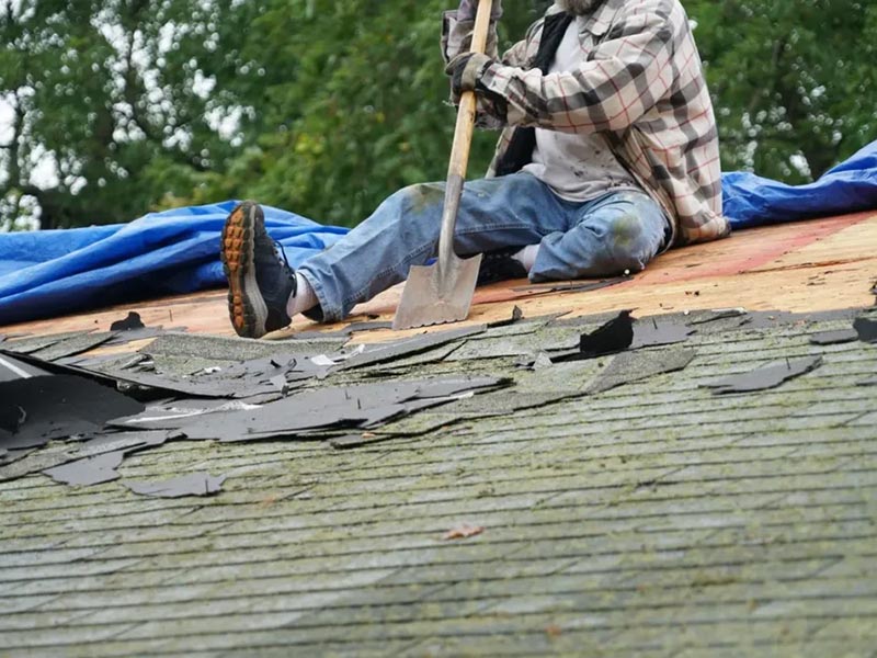 roof tear off