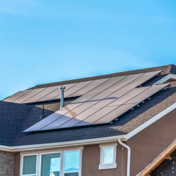 Solar panel and vent