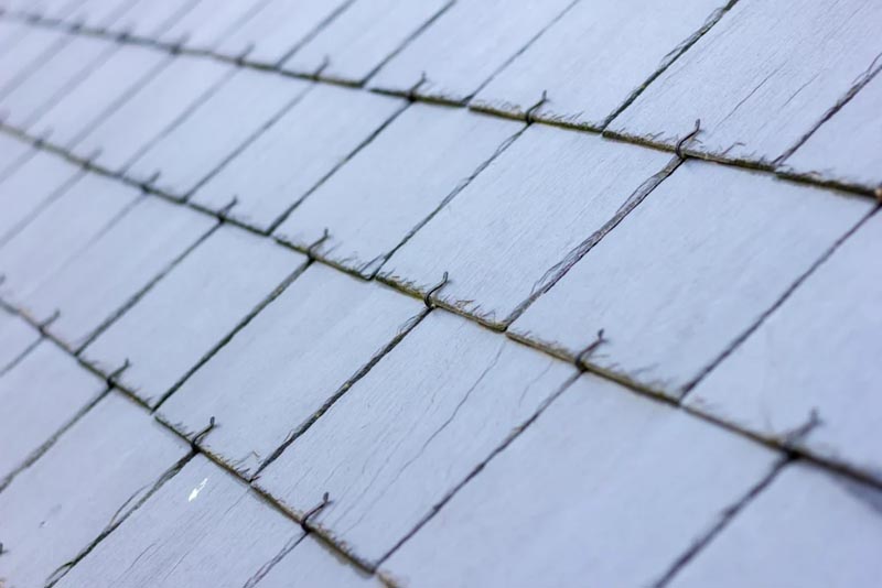 Synthetic slate shingles