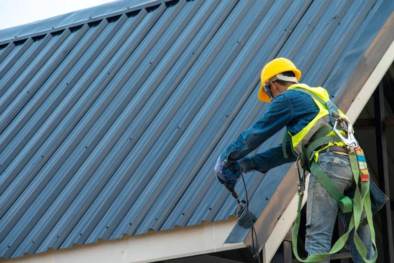 working-on-a-metal-roof