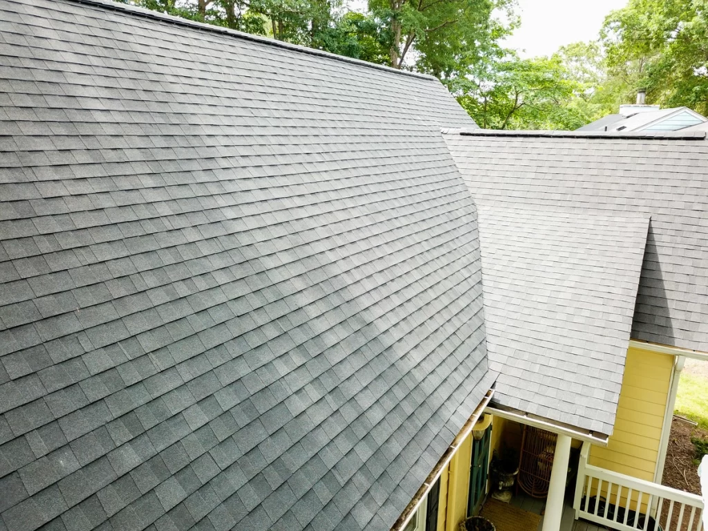 Roof slope on a long-lasting shingle roof