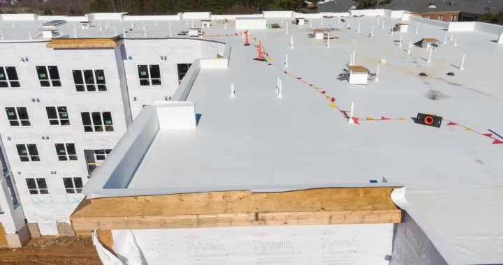 TPO roof and new build