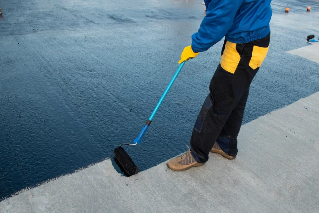 black roof coating