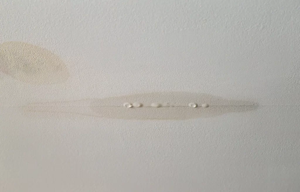 ceiling leak