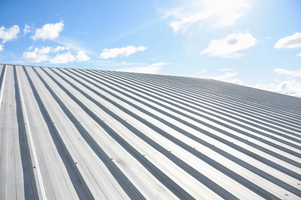 corrugated metal roof