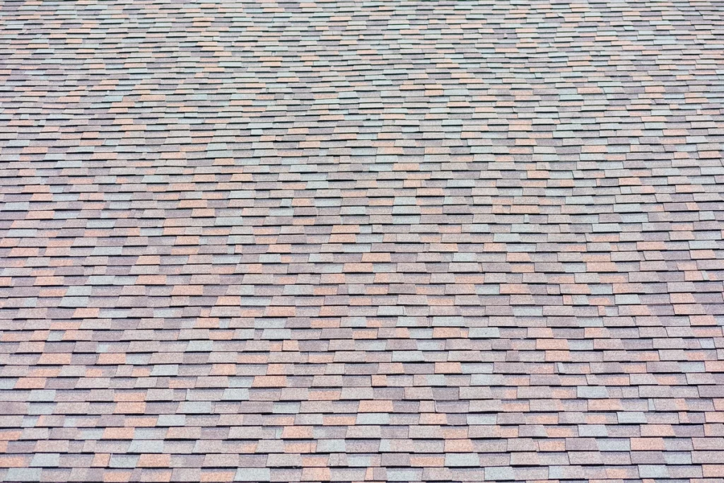 a close up of dimensional shingles