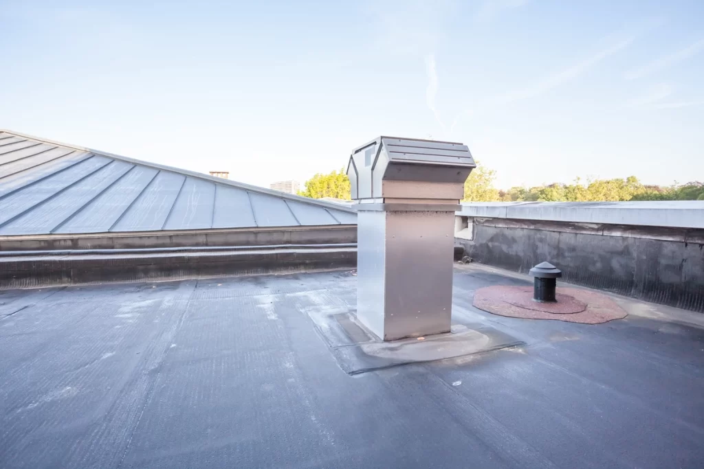 manufactured edmp materials for flat commercial roof installation