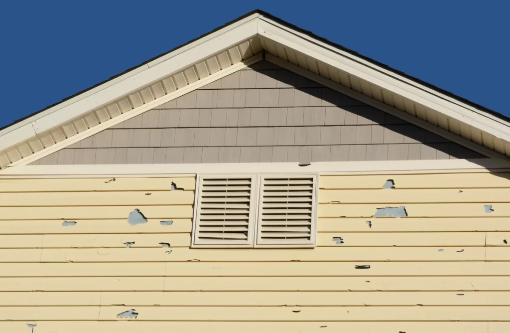 hail damaged siding