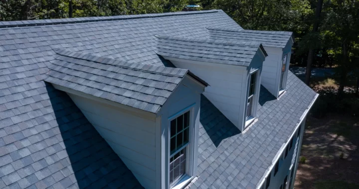 a house with dimensional shingles
