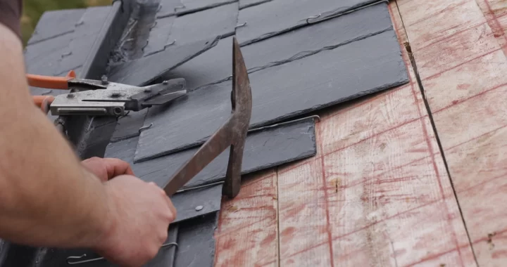 installing slate roofing