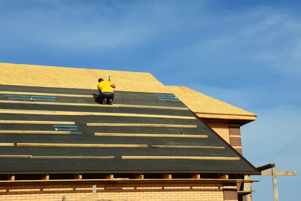 installing underlayment