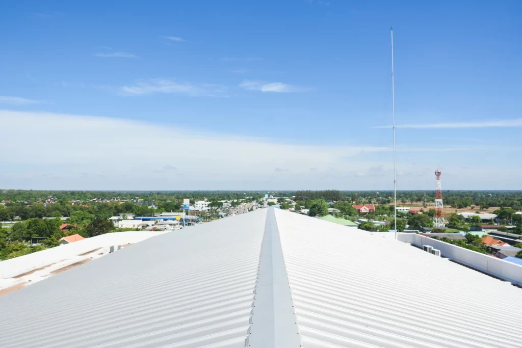 metal roof ridge