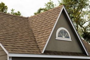 roof covered asphalt shingles roofing construction house rooftop construction