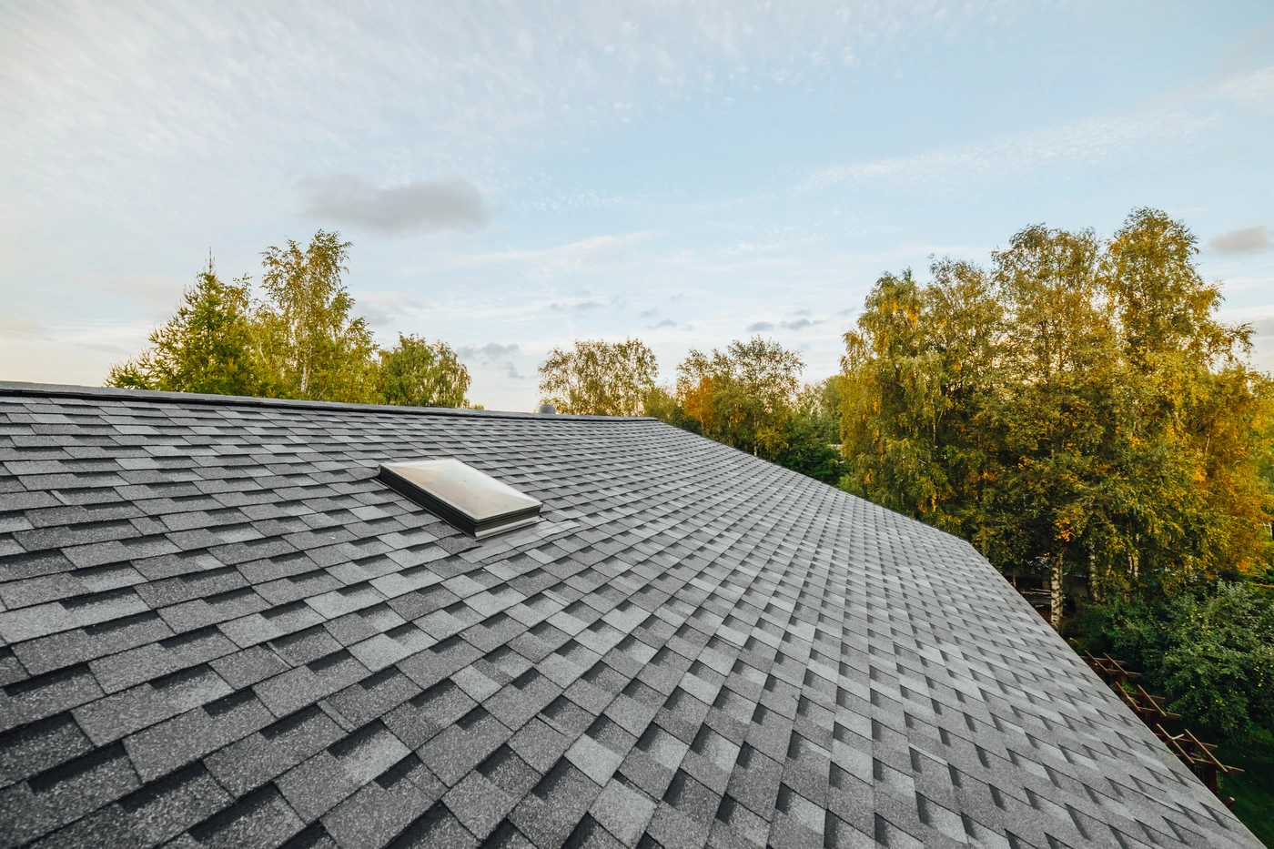 new roof installation with asphalt shingles in conway sc