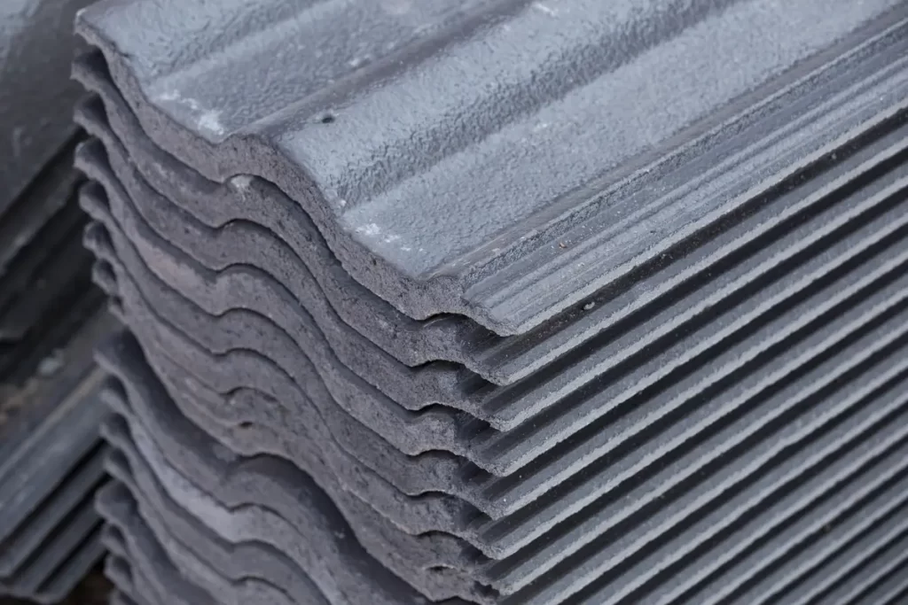 stack of concrete tiles