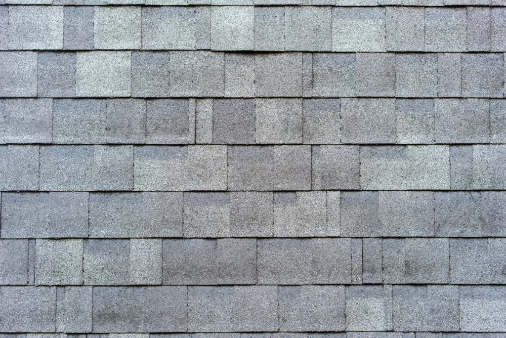 streaky asphalt shingles