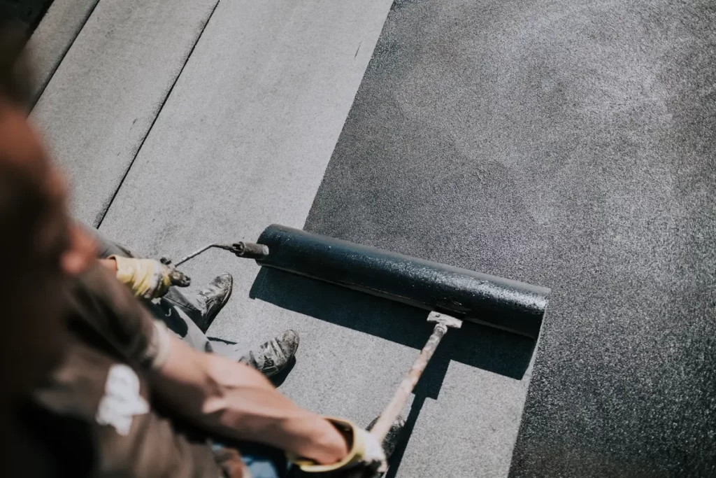 unrolling membrane roof