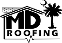 md roofing logo; roofing companies in myrtle beach